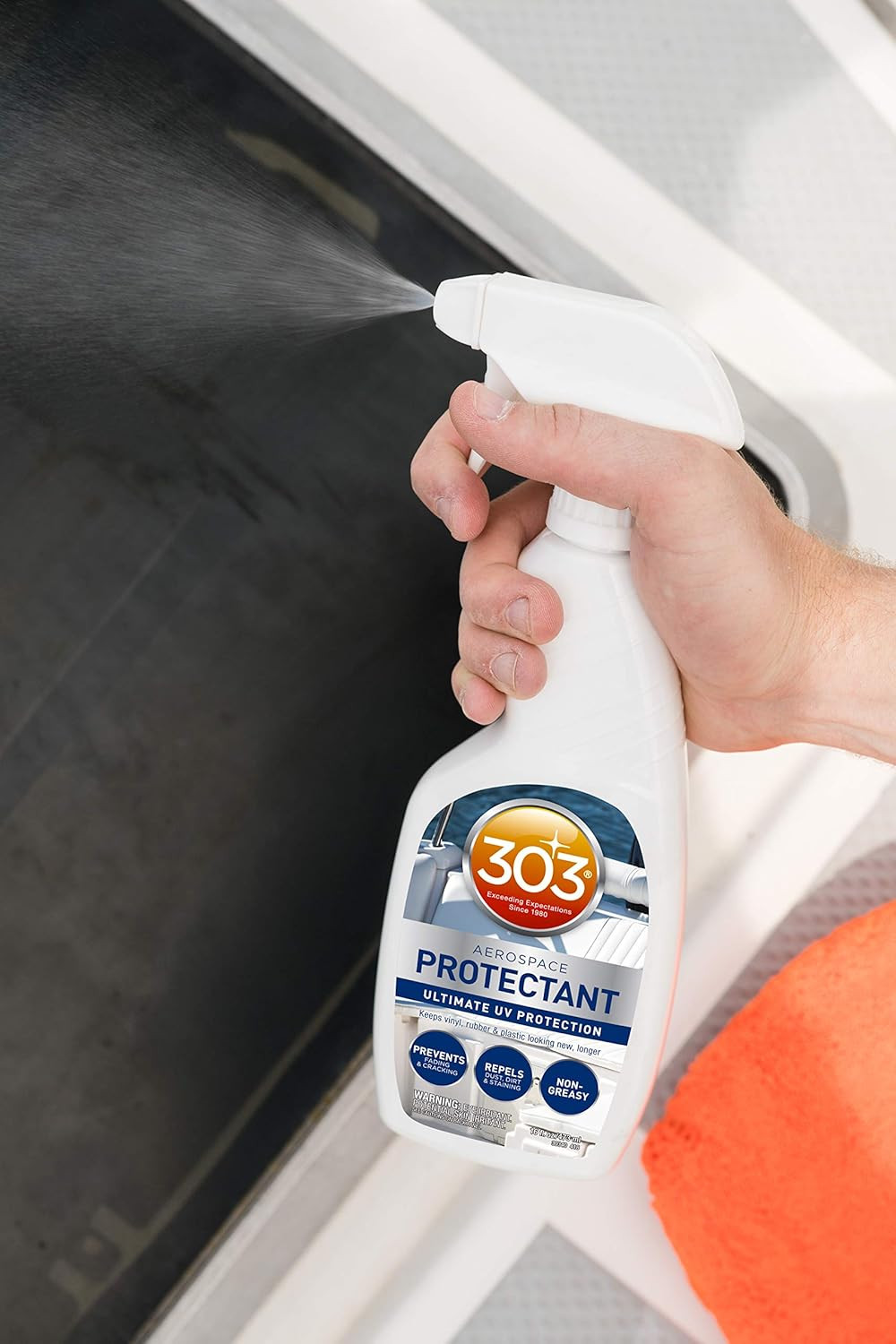 303 Marine Aerospace Protectant – UV Protection – Repels Dust, Dirt, & Staining
