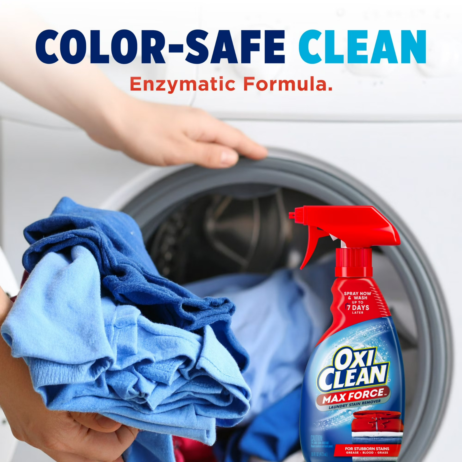 OxiClean Max Force Laundry Stain Remover Spray Refill, 48 fl oz​..