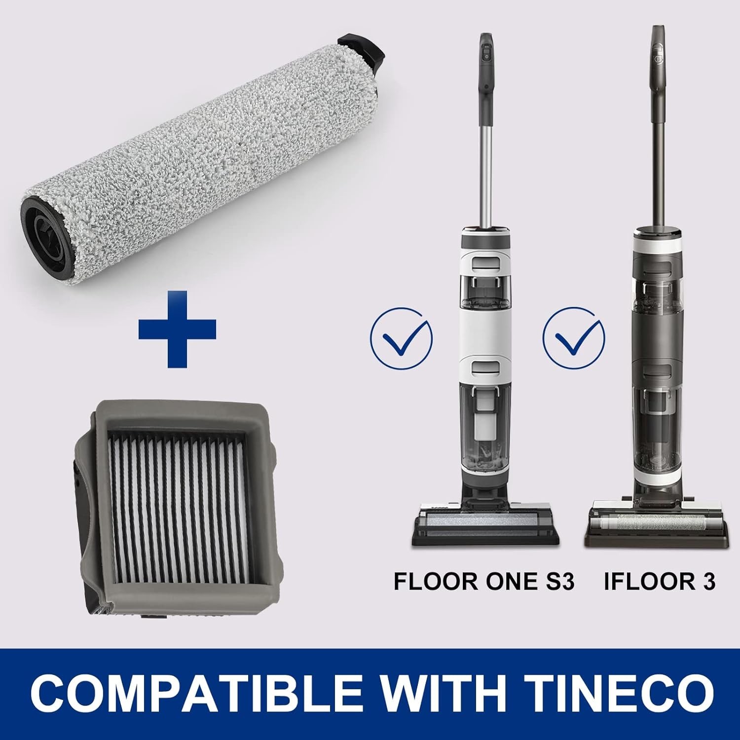 Ifloor3 Roller Brush Replacement for Tineco iFloor 3 and Floor One S3 Cordles…