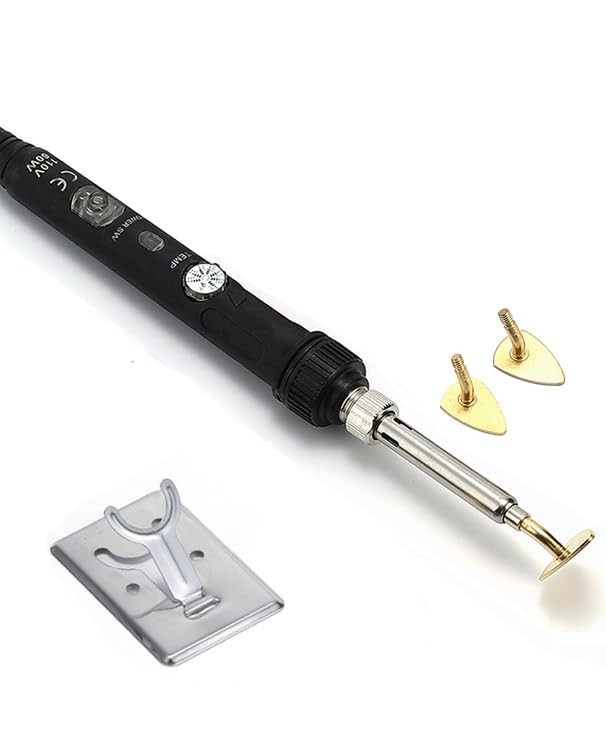 Mini Iron, 80W Small Iron for Crafts Patches Shoes Hats, Adjustable Temperatu…