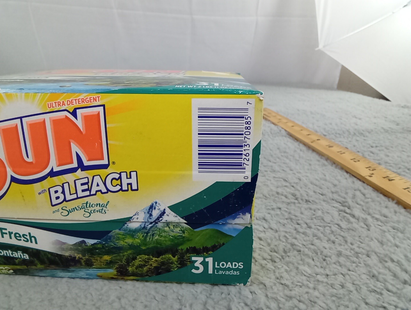 SUN Bleach Powder Laundry Detergent 31 Loads 2 Lbs 11 Oz Mountain Fresh