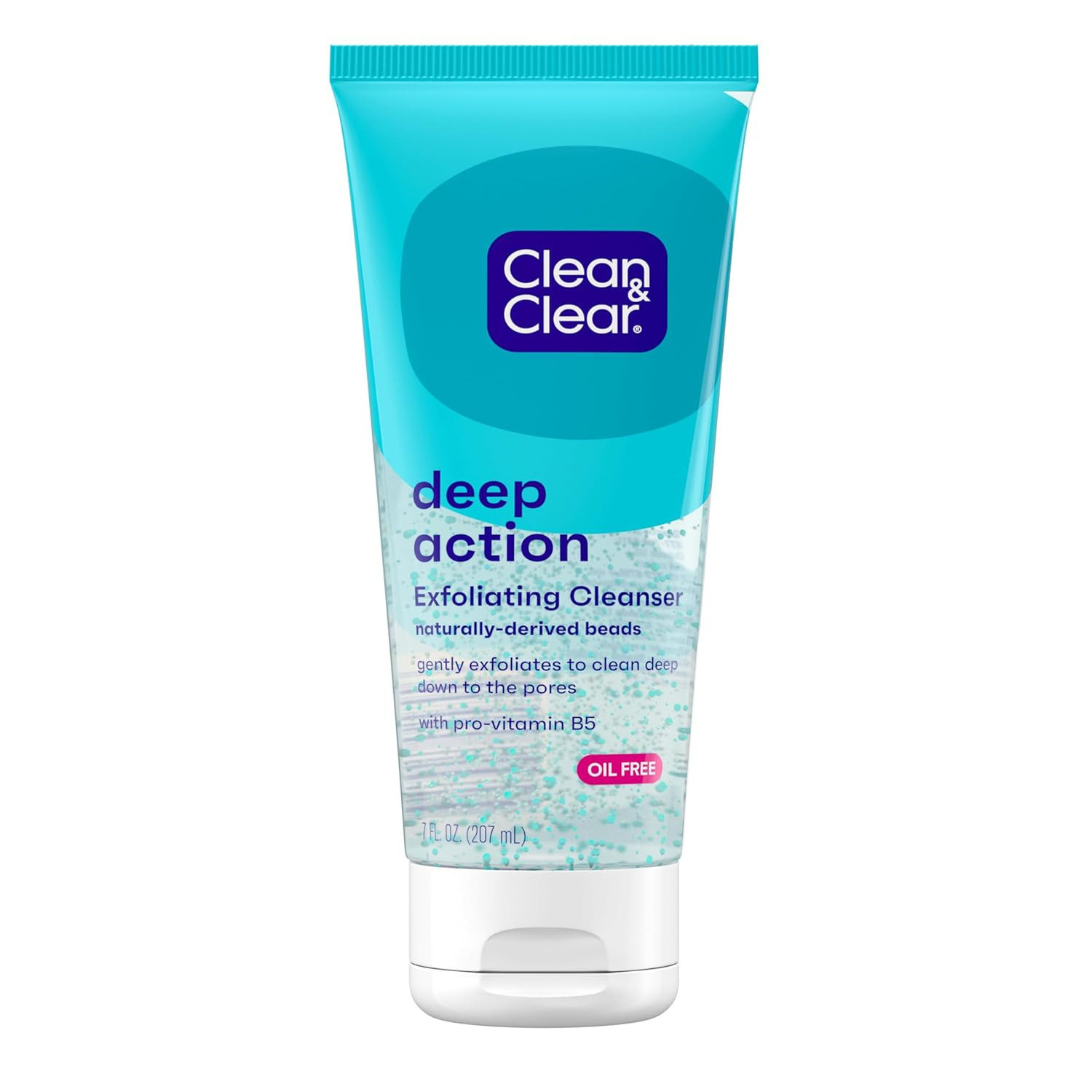 Gentle Exfoliating Facial Cleanser with Pro-Vitamin B5 – 7 Fl Oz Tube
