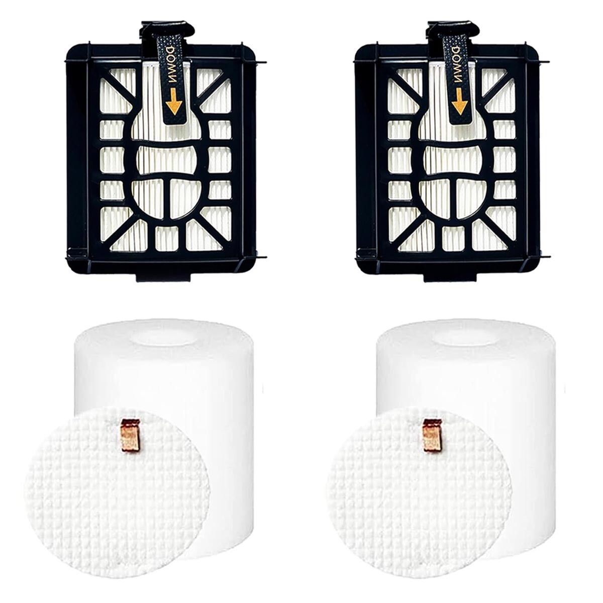 2Pcs Filter Replacement Parts for Shark AI AV2510AOUS AV2511AE RV2610WA AV2610WA