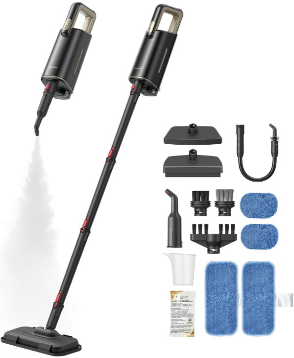 Mopa Vapor 13 en 1 con Limpiador Portátil Mano Calentamiento 15s 350ml Ligera