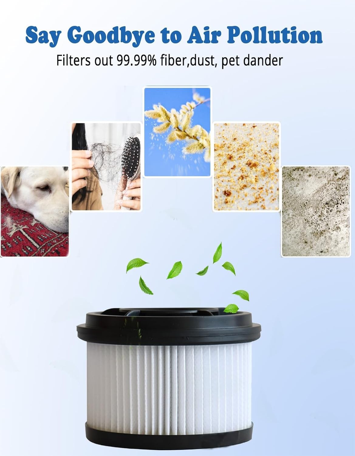 3 Pack Replacement Filter Kit for Dreame T10 T20 T30 Vacuum Cleaner for G9 G10