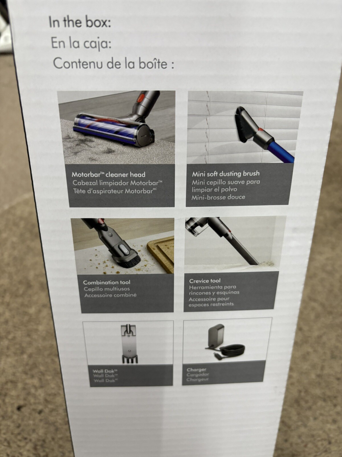 Dyson V8 Origin Extra Stick Vacuum SV25 Gray/Blue BRAND NEW