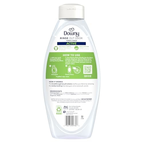 Downy RINSE & REFRESH Laundry Odor Remover and Fabric 48 Fl Oz (Pack of 1)