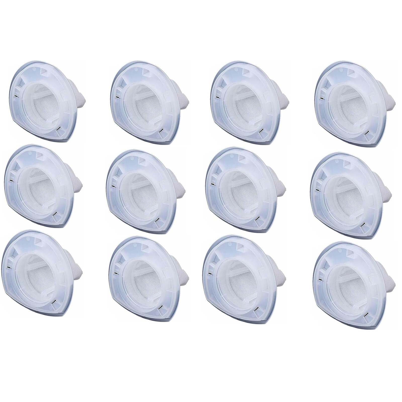 Masterpart Vacuum Filters, 12-Pack,Compatible with Black & Decker VF110 filter.