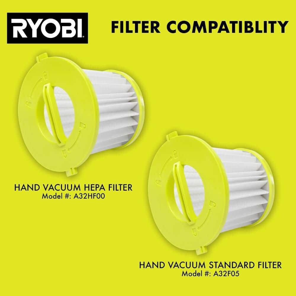 NEW RYOBI Hand Vacuum 18V Lithium-Ion Multi-Surface Cordless Handheld TOOL-ONLY