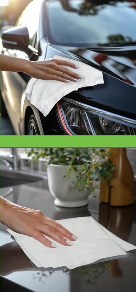 Original Streak Free Factory Microfiber Cloth 10 Pack – 16 x 16 ” – 130 gsm