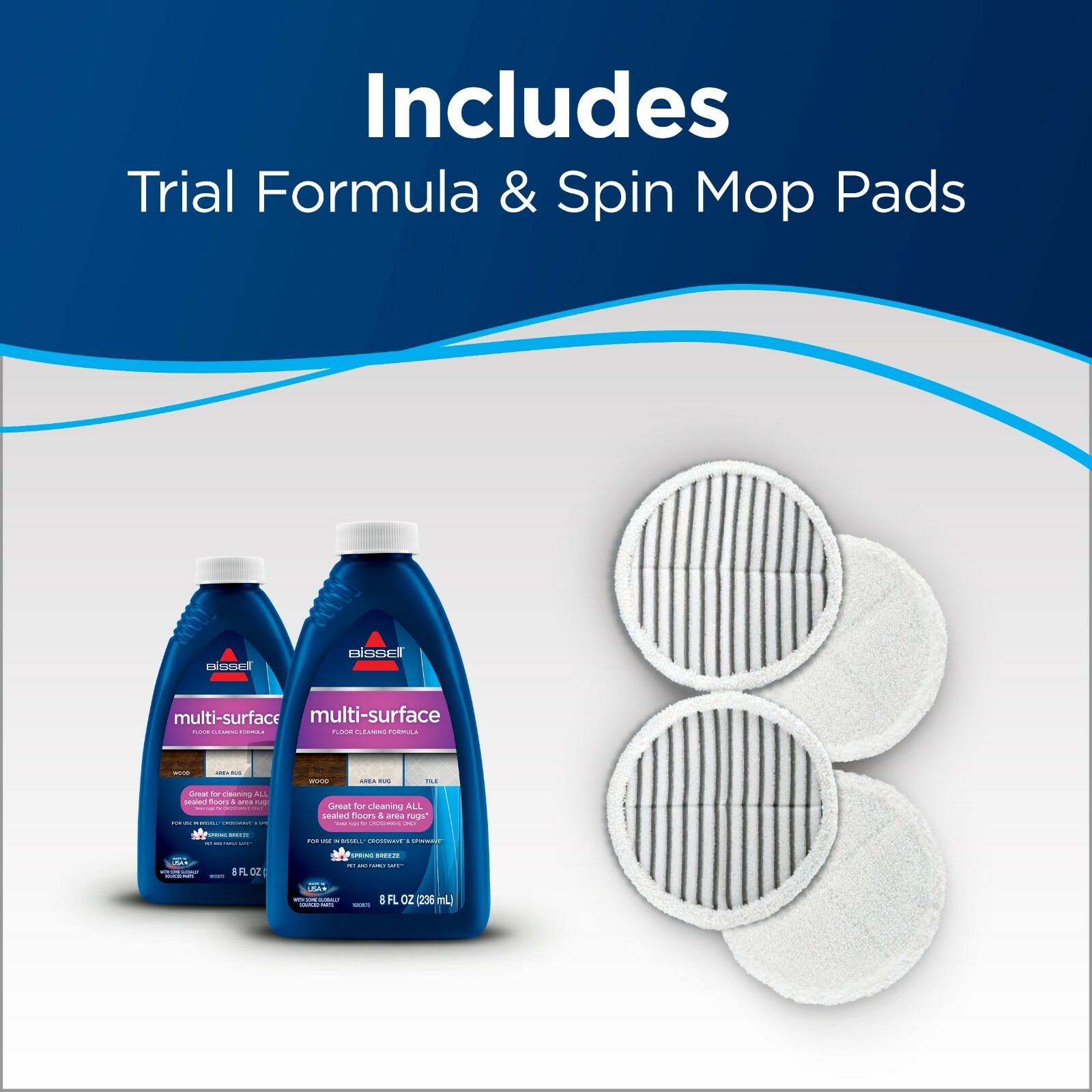 Bissell SpinWave Powered Hardwood Floor Mop and Cleaner | 2039A New!