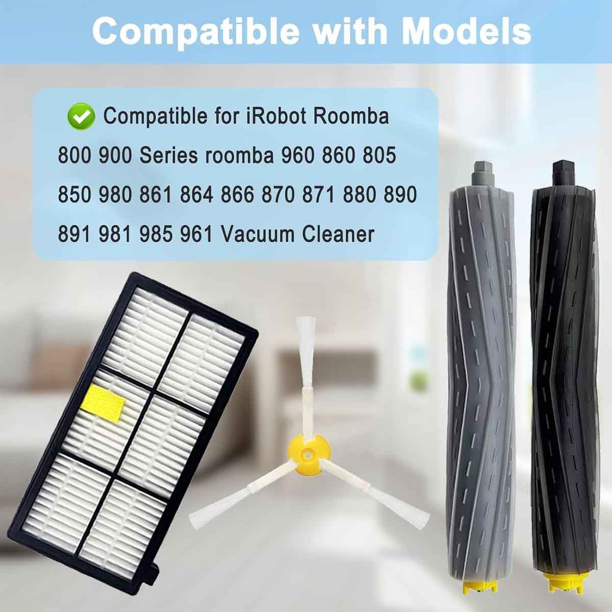 Replacement Parts for irobot Roomba 800 900 Series 805 960 860 850 Robot Vacuum