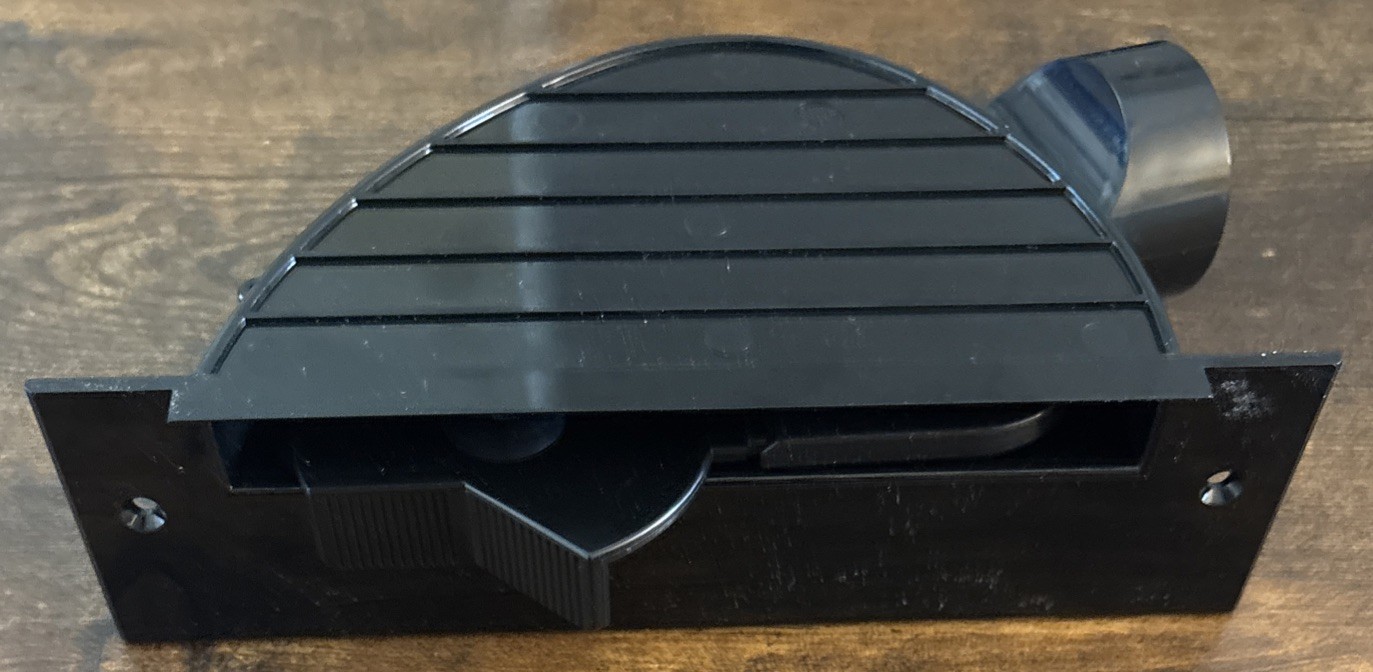 Cen-Tec Systems Central Vacuum Automatic Dustpan Sweep Inlet, Black