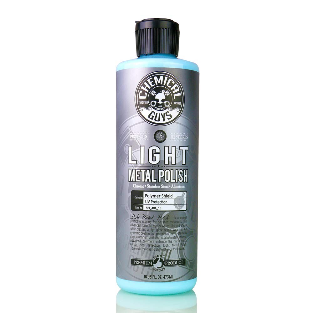Chemical Guys 16 Oz Light Metal Polish Remover Polish Kit