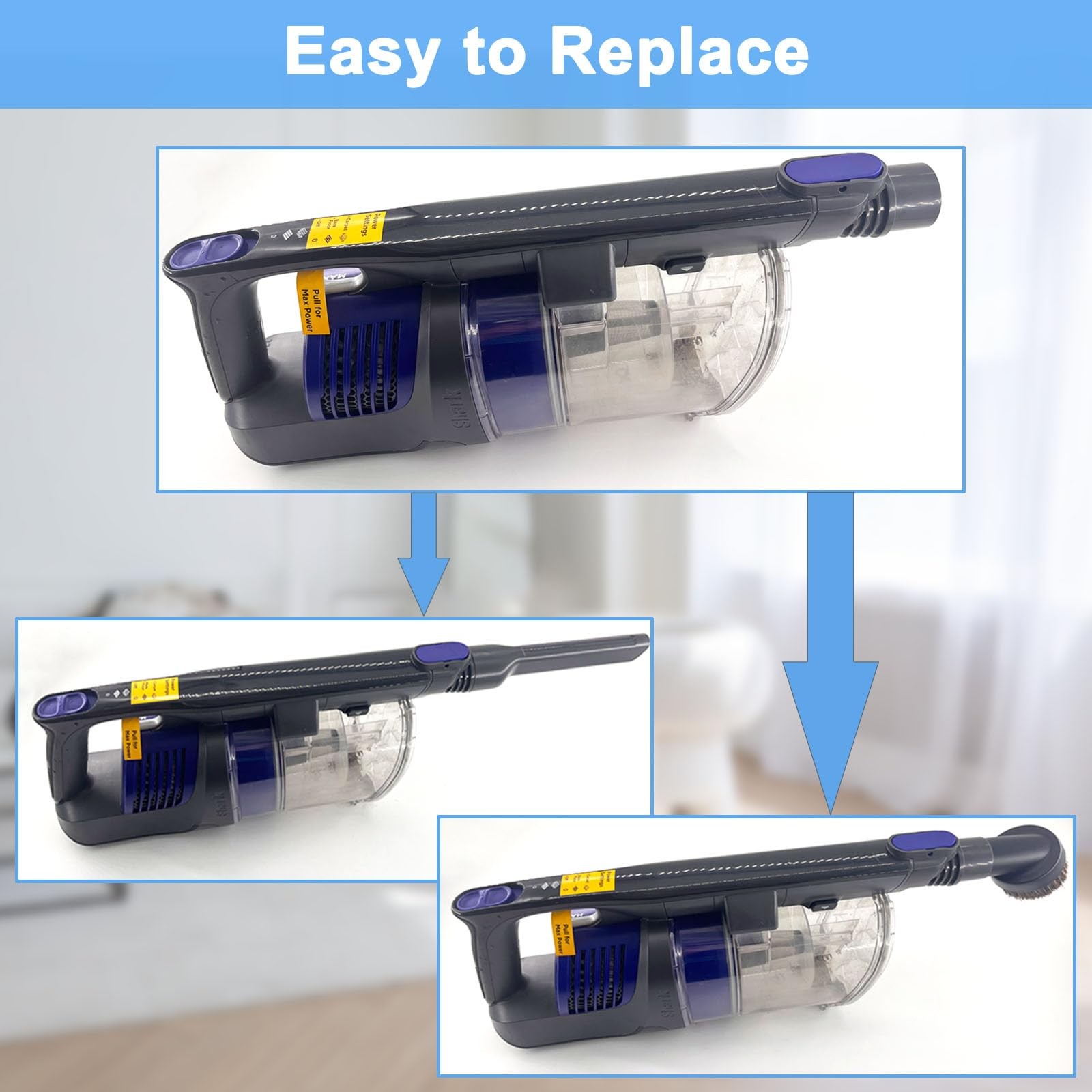 IX141 Pet Cordless Stick Vacuum for Shark IX141 IZ363HT IZ361H IZ462H IZ483H …