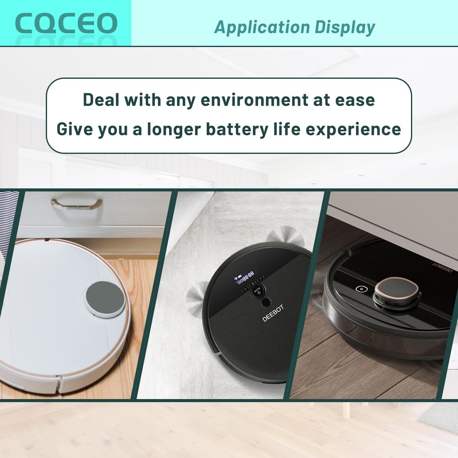 3400Mah Vacuum Cleaner Battery for Ecovacs Deebot N79 N79S N95 DN622 fr Eufy 11S