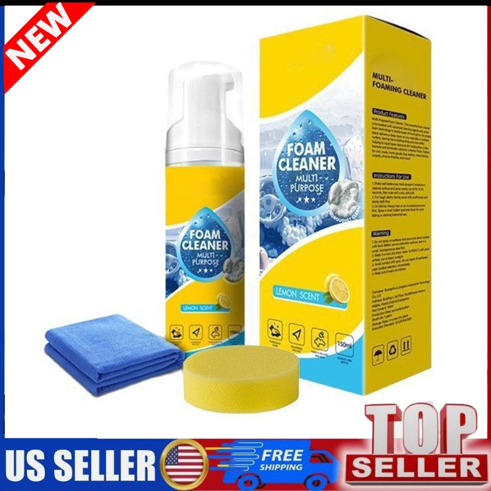 Multifunctional Foam Cleaner For Car Interior Strong Stain Remover H OT