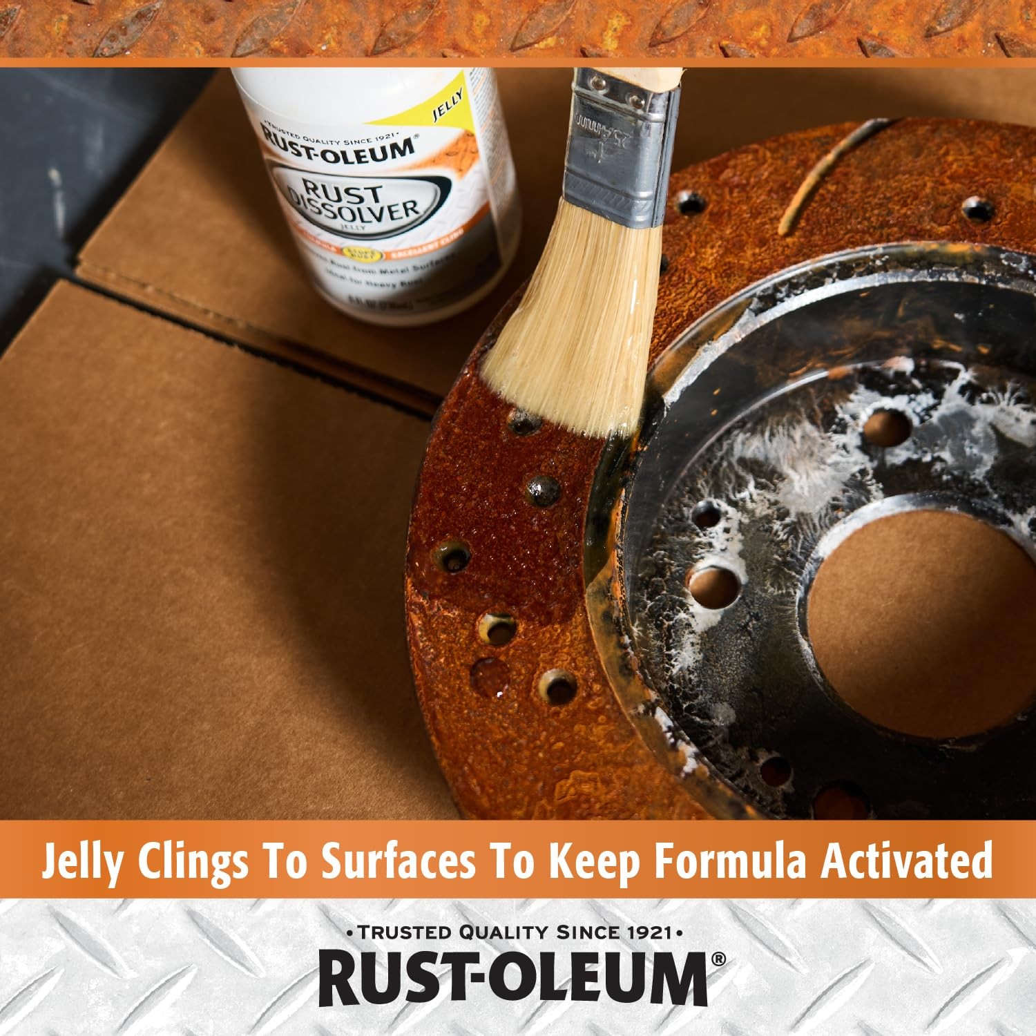 Rust-Oleum Rust Dissolver Jelly | Heavy-Duty 8 Fl Oz (Pack of 1), No Color