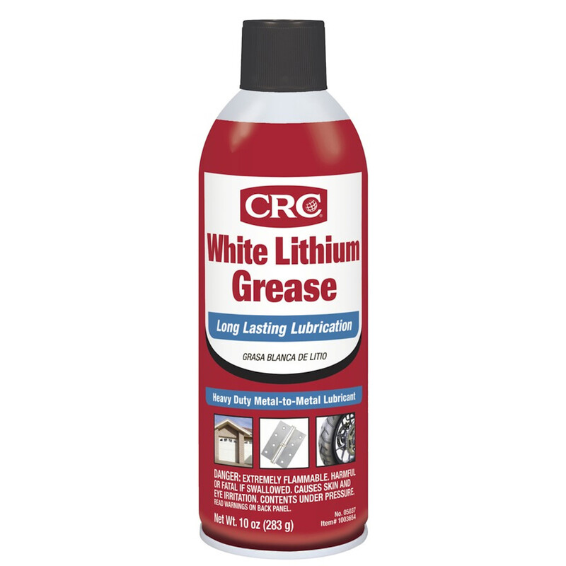 CRC 1750880 White Lithium Grease with NLGI Approval 10 oz. (Pack of 12)