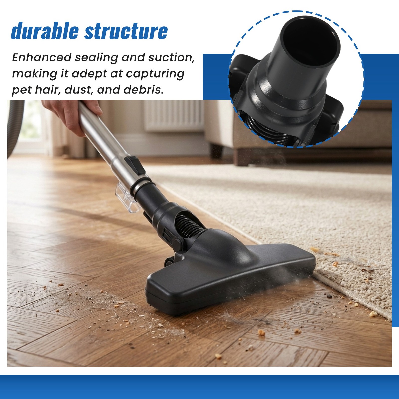 1 1/4Inch 32mm Vacuum Floor Brush Attachment,Universal Vacuum Cleaner Turbo8742