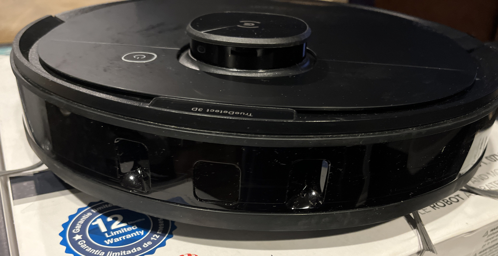 Ecovacs Deebot Ozmo 950 Black 3-Levels Suction 2-in-1 Robot Vacuum Cleaner. USED