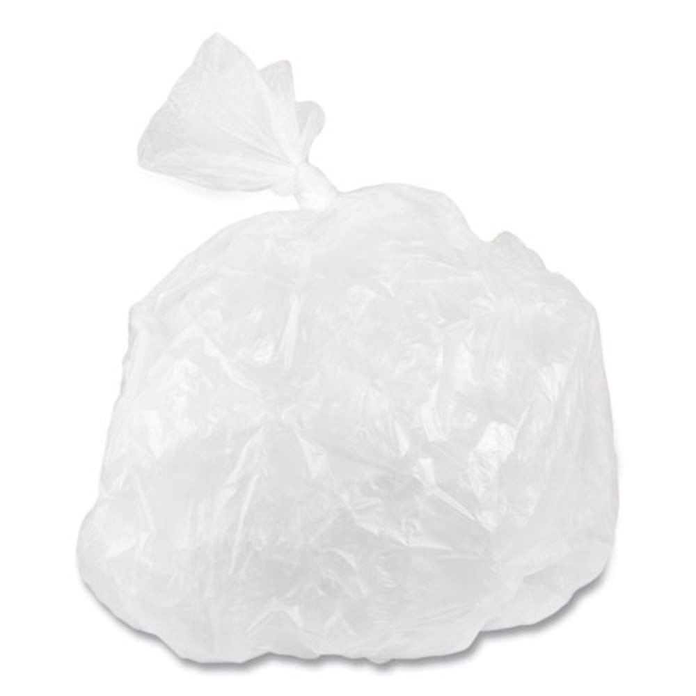 High-Density Can Liner 40 X 46 45gal 11mic Clear 25/roll 10 Rolls/carton