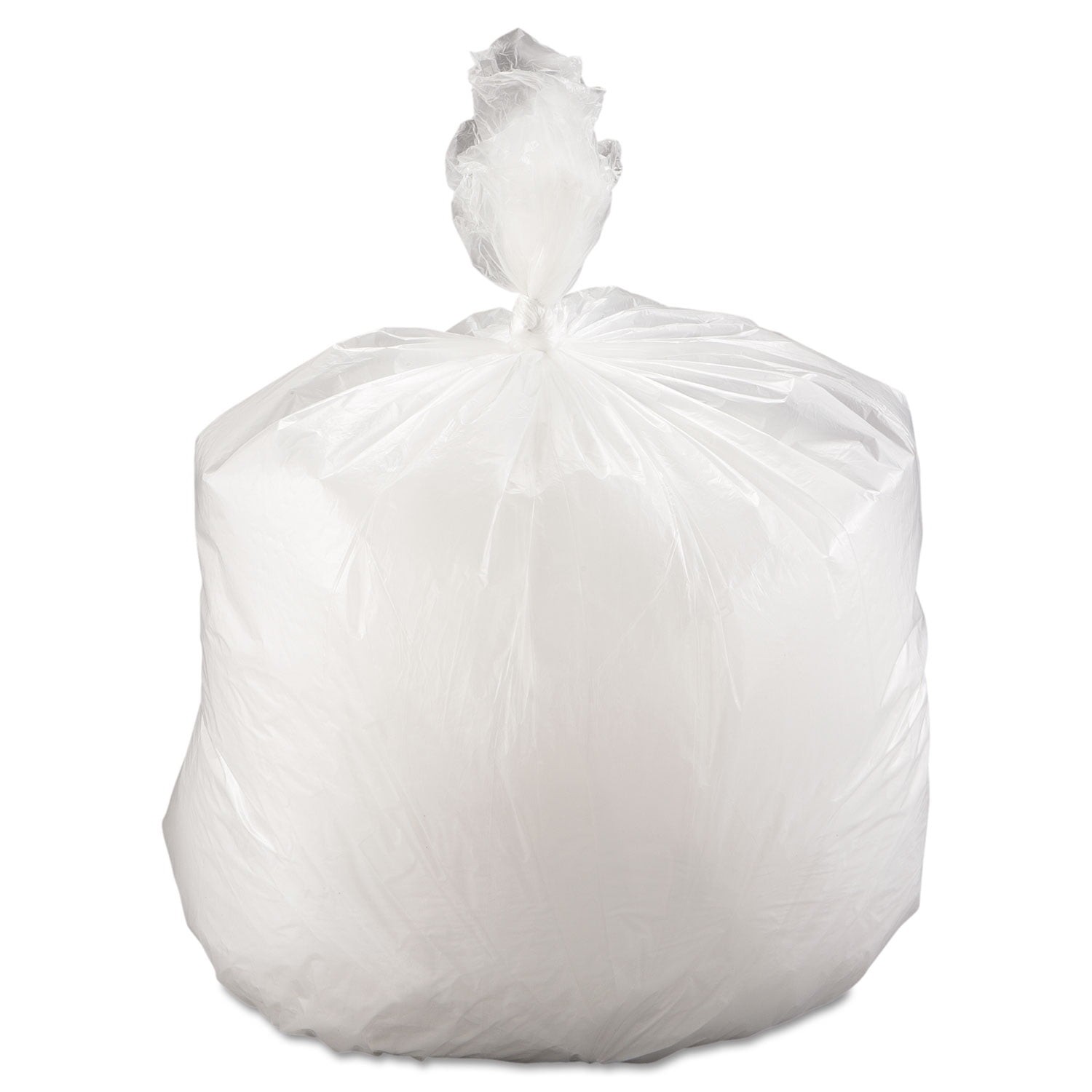 High-Density Can Liner 40 X 46 45gal 11mic Clear 25/roll 10 Rolls/carton