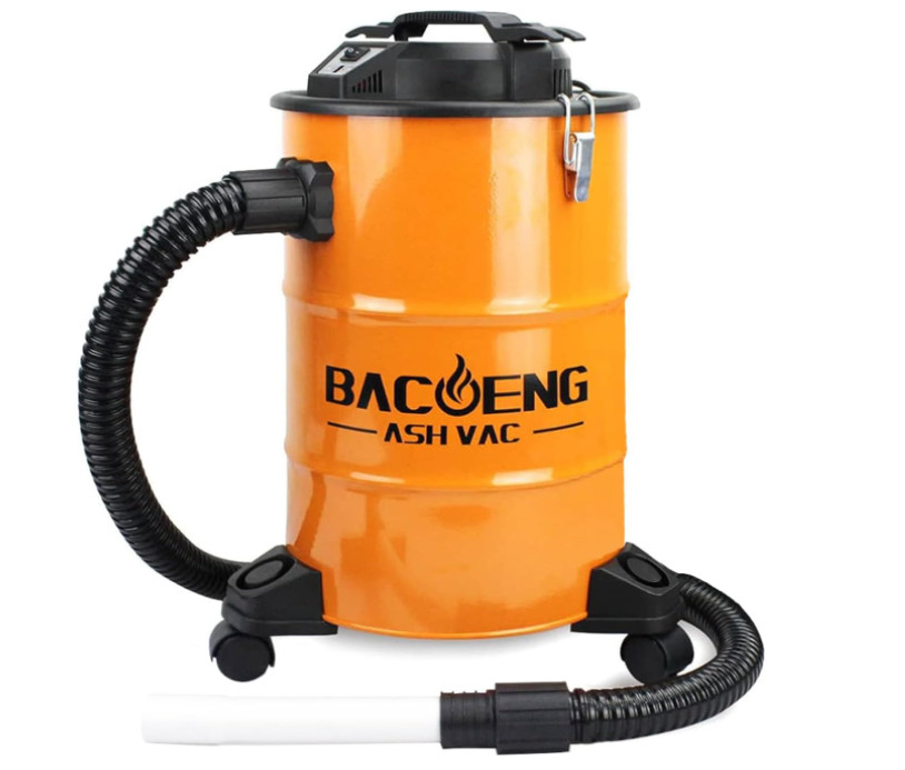5.3-Gallon Ash Vacuum Cleaner with Double Stage Filtration System. Standard