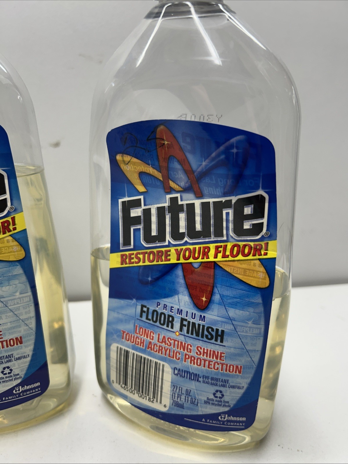 (3) SC Johnson Pledge Future Shine Acrylic Floor Finish Polish Over 2 Full