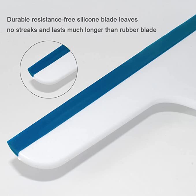 2PCS Squeegee For Shower Mirror Window Door Home Office House Cleaner Car Glass