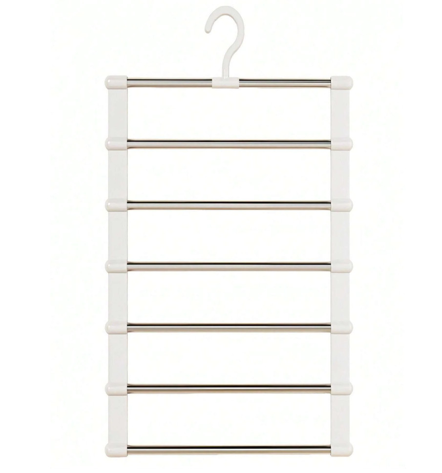 1 pc Multi-Layer Pants Hanger Space-Saving Non-Slip Wardrobe Organizer