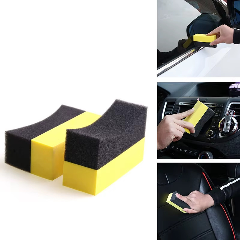 5 PCS Car Cleaning Sponge Brush Set Wheel Tire Wash Wax Polishing Tools