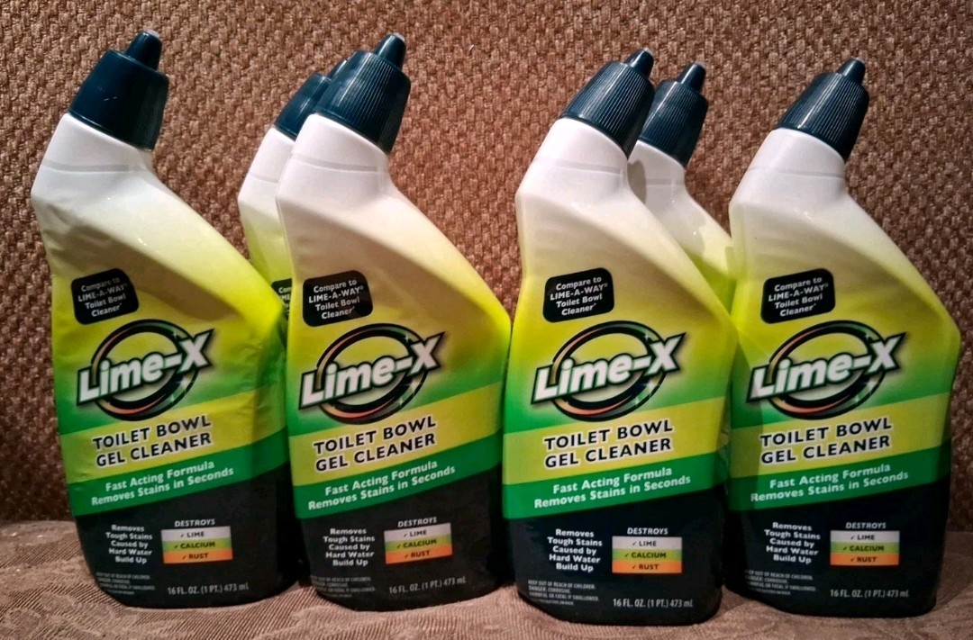 6 PACKS Lime-X Thick Gel Formula Toilet Bowl Cleaner / 16 fl oz