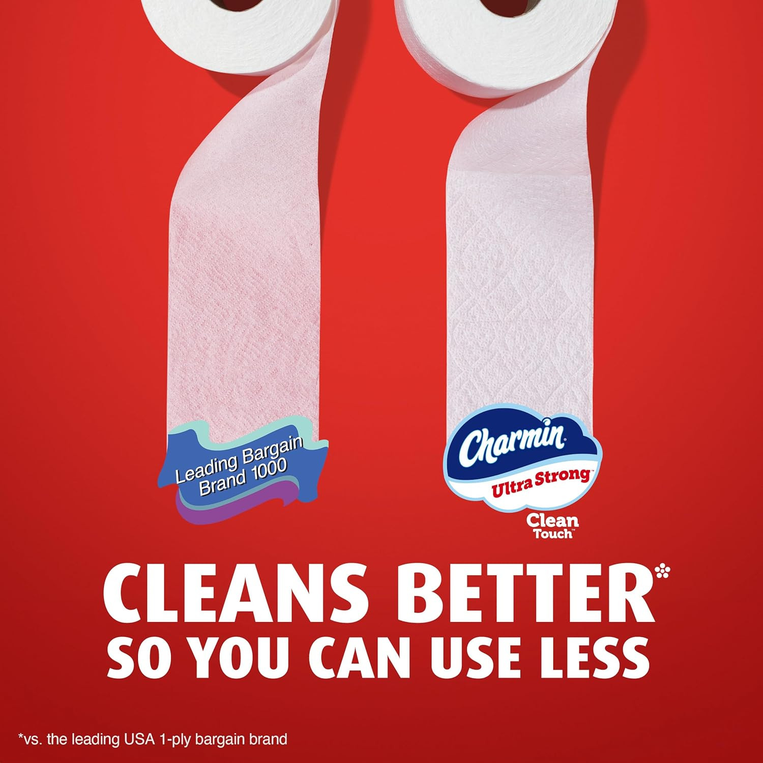 Ultra Strong Clean Touch Toilet Paper, 24 Family Mega Rolls = 120 Regular Rolls