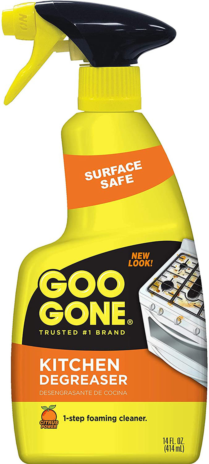 GOO GONE ~ KITCHEN Range Stove Tops DEGREASER Grease Grime Foaming Cleaner 28oz