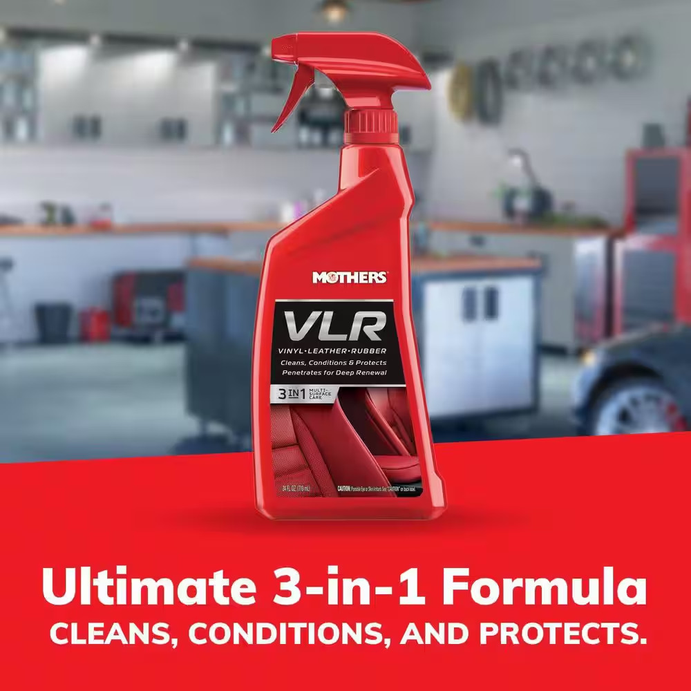 24 Oz. VLR Vinyl, Leather and Rubber Care Cleaner and Protectant Spray