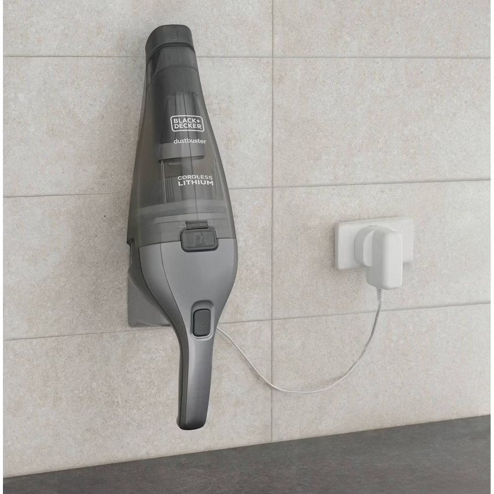 BLACK+DECKER Compact Lithium Handheld Vacuum – Gray HNVC220BCZ01