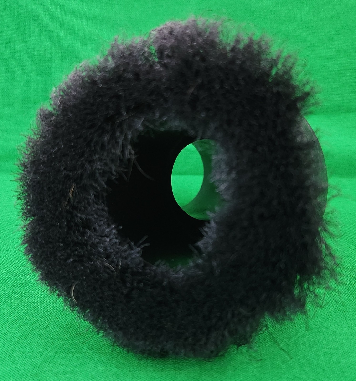 Round Vacuum Attachment Dusting Brush & Upholstery Tool Set Black 1.25″/1-1/4″