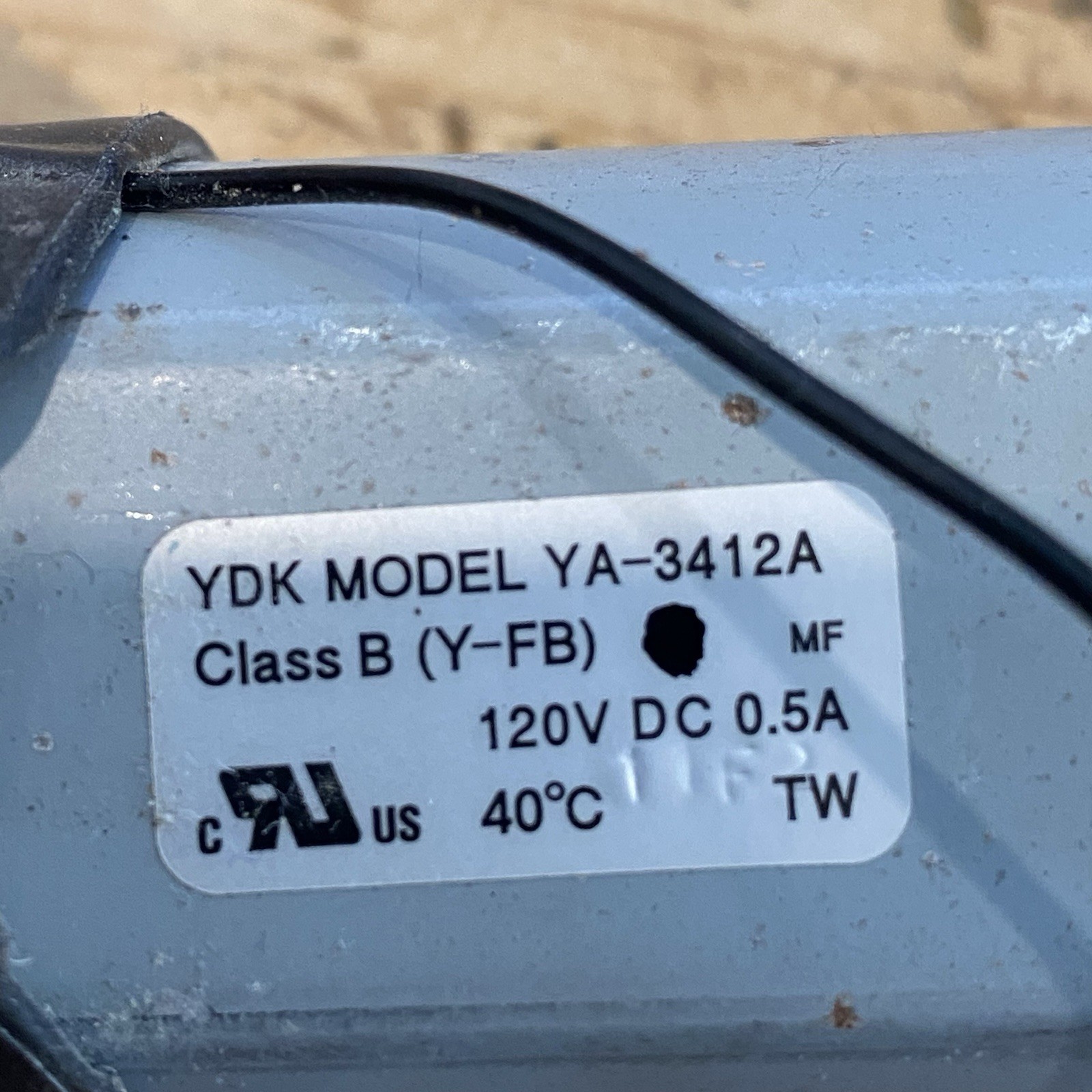Dyson DC40 Brushroll Motor YDK YA-3412A 120V DC 0.5A OEM Replacement Part