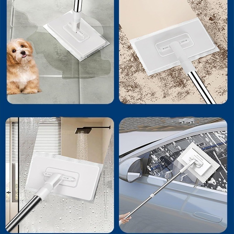 Automatic Cloth Changing Mop Mini Hands-Free Mop Compatible Face Towel Home