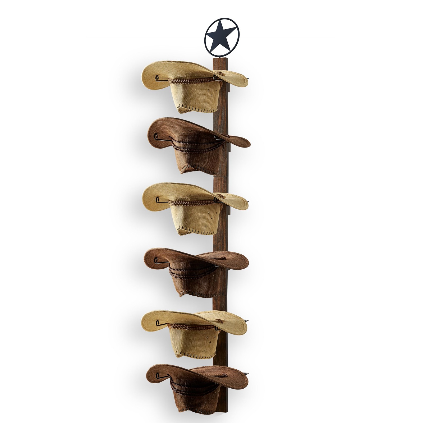 P-ALADIN Cowboy Hat Holder, Rack for Wall, 16 x 9.3 x 3 inches