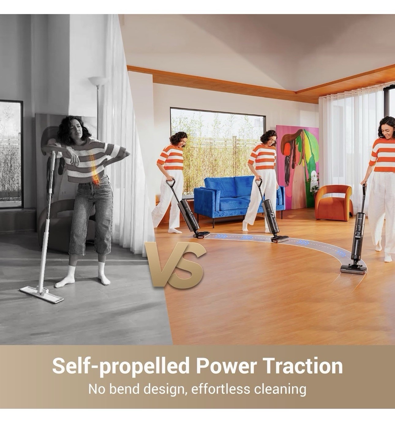 Dreame G10 Pro Wet Dry Vacuum Mop, Vacuum and Mop All in One for Hard Floor
