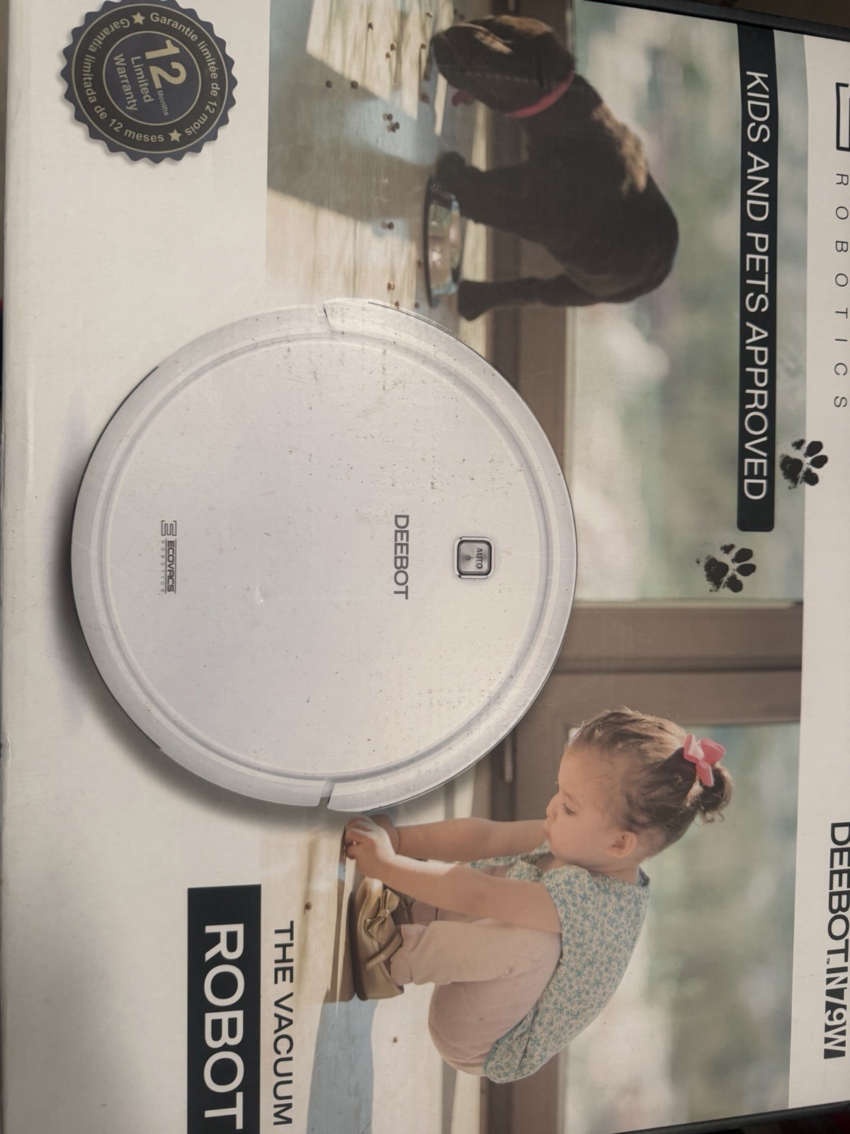 ECOVACS Deebot N79W (DN622.31) App Control Quiet Running Home Robot vac New