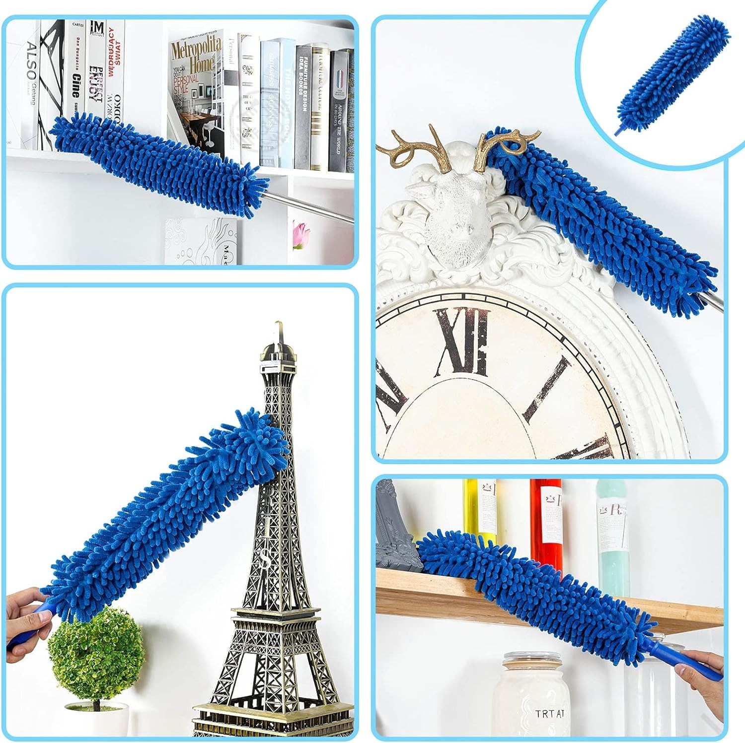 Microfiber Dusters for Cleaning Cobwebs Fans Ceilings Dusters with Extendable…
