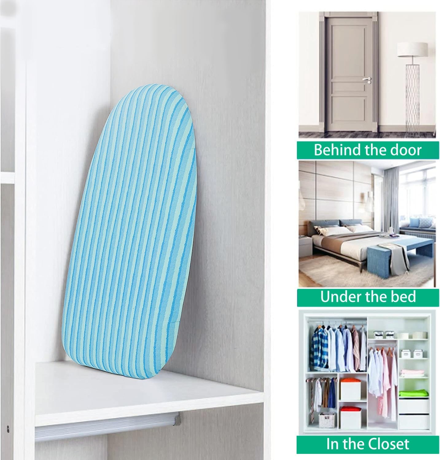 24x14in Tabletop Small Ironing Board with Foldable Legs, Portable Iron Board wit
