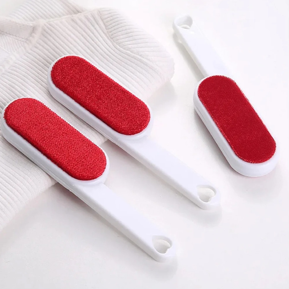 Self-Cleaning Two-Sided Lint Remover Brush for Pet Hair Sofa Carpet Clothes