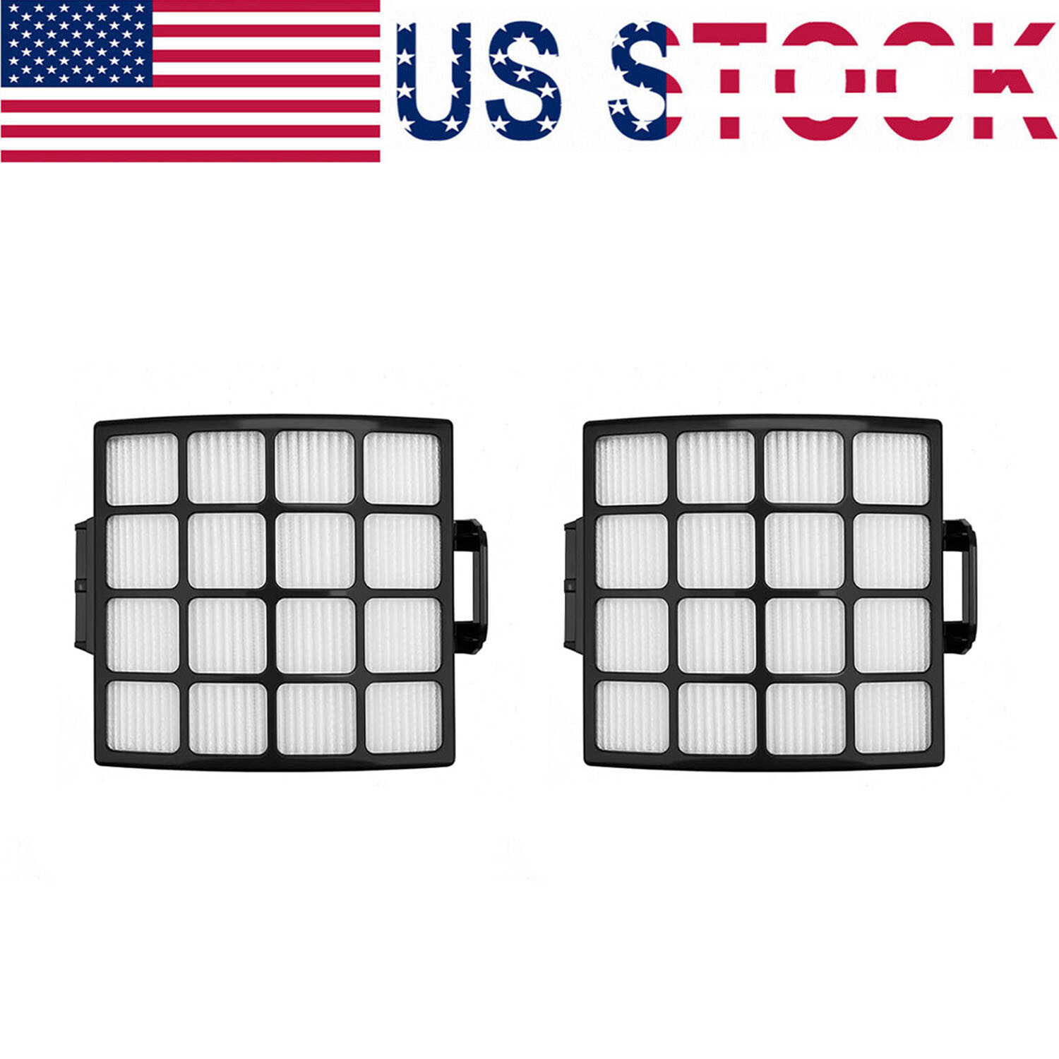 2x HEPA Filter for Shark Stratos Lift-Away DuoClean Upright Vacuum AZ3000 AZ3002