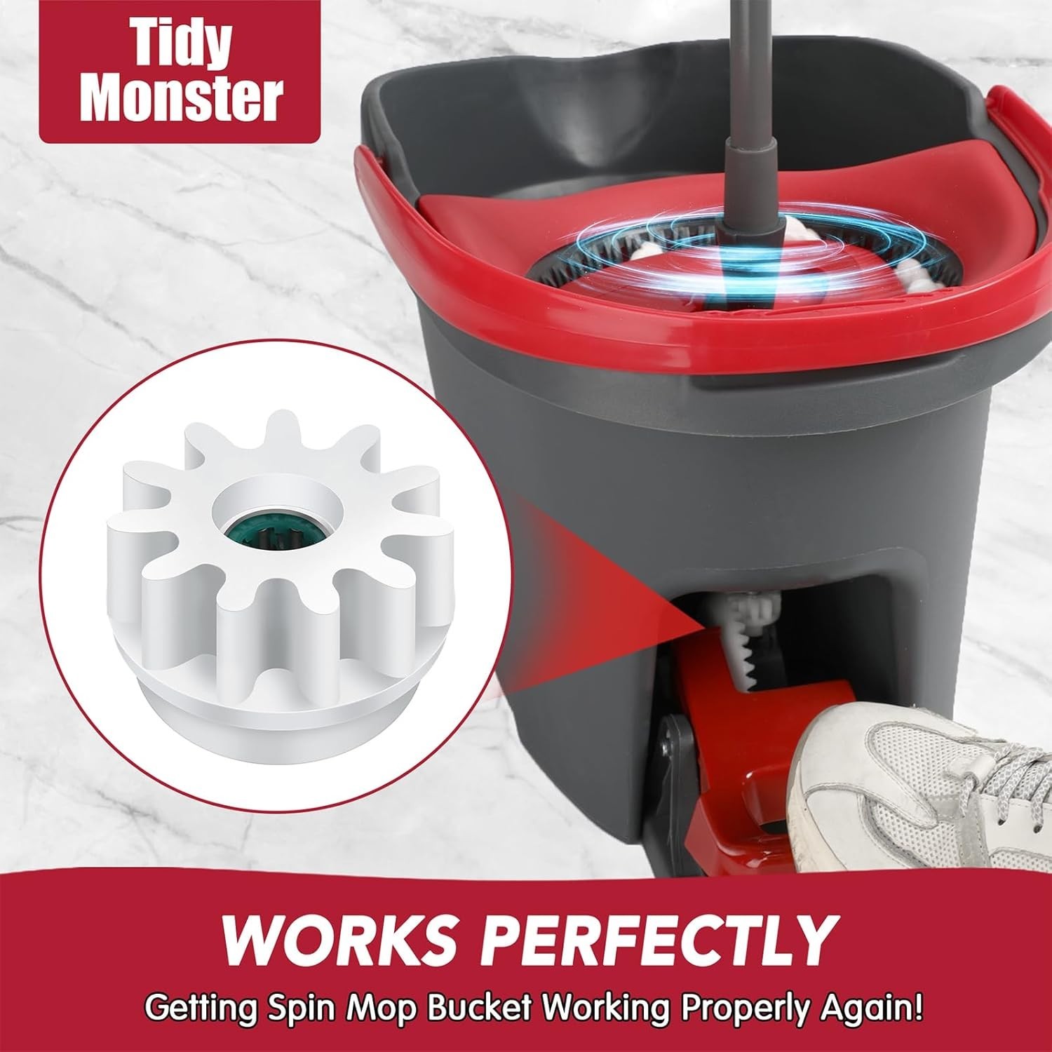 Pedal Bearing Replacement for OCedar Mop Bucket – Easy Fix for O-Cedar Easywring