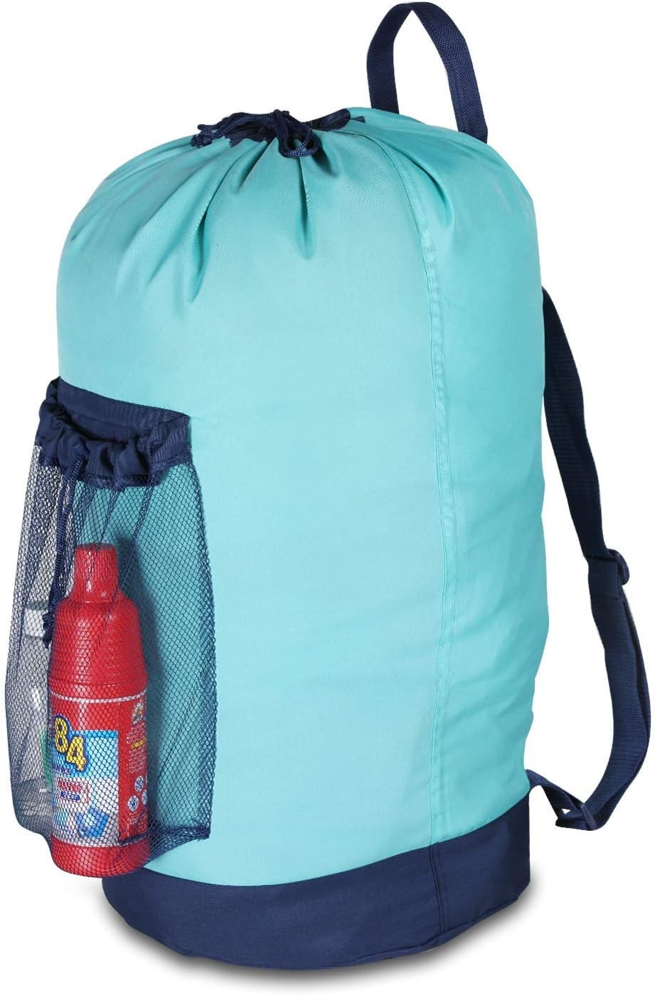 Backpack Laundry Bag 115L Large Hamper W/ Shoulder Straps Drawstring Closure