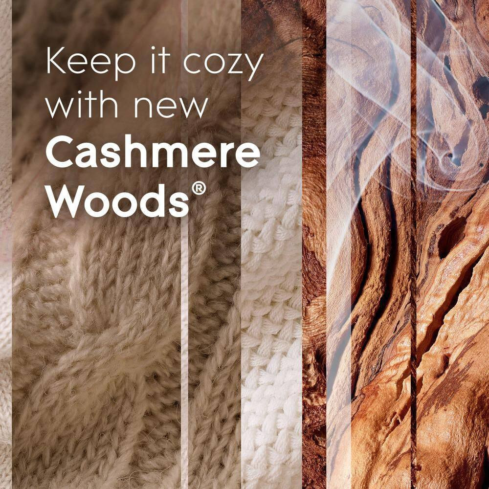 3.35 Fl. Oz. Cashmere Woods Scented Oil Plug-In Air Freshener Refill (5-Count)